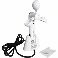 Nemaxx WLS-01 Funk Windsensor Für Vollkassettenmarkisen, Automatische Steuerung Gebäudeautomatisierung