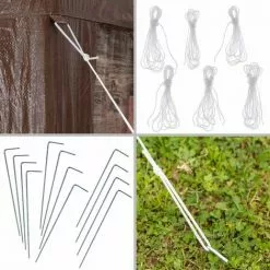 TECTAKE Garten Pavillon 6x3m Almhütte Mit 6 Seitenteilen - Partyzelt, Anbaupavillon, Festzelt -Günstiges Partyzelte, Pergolas & Pavillons Geschäft 10377376 5