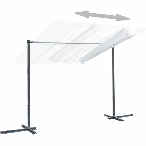Freistehende Markise Mit Kippbarem Dach 350x253x196 Cm Creme VidaXL 5 Freistehende Markise Mit Kippbarem Dach 350x253x196 Cm Creme VidaXL – Bild 5