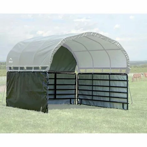 ShelterLogic Weidezelt, Weideunterstand Mit Seitenverkleidung 370 X 370 X 170 Cm Grün 370 X 370 X 170 Cm (L X B X H) Ohne Stahlgestell 1 ShelterLogic Weidezelt, Weideunterstand Mit Seitenverkleidung 370 X 370 X 170 Cm Grün 370 X 370 X 170 Cm (L X B X H) Ohne Stahlgestell
