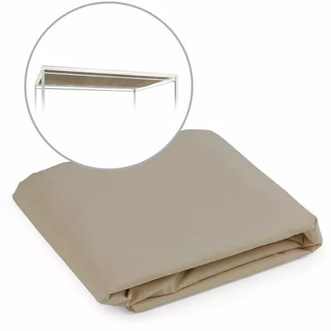Blumfeldt Senator Ersatzdach Sonnenschutz Polyester Wasserdicht Taupe 1 Blumfeldt Senator Ersatzdach Sonnenschutz Polyester Wasserdicht Taupe