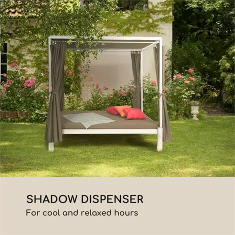 Blumfeldt Senator Ersatzdach Sonnenschutz Polyester Wasserdicht Taupe 2 Blumfeldt Senator Ersatzdach Sonnenschutz Polyester Wasserdicht Taupe – Bild 2