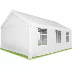 TECTAKE Garten Pavillon 6x4m Mit 4 Seitenteilen - Pavillon, Partyzelt, Festzelt