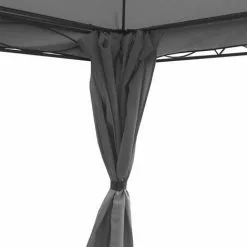 HHG Pergola Calpe, Garten Pavillon, Stabiles 7cm-Gestell Mit Seitenwand + Moskitonetz ~ Grau 4x3m 9 HHG Pergola Calpe, Garten Pavillon, Stabiles 7cm-Gestell Mit Seitenwand + Moskitonetz ~ Grau 4x3m -Günstiges Partyzelte, Pergolas & Pavillons Geschäft 16267821 5