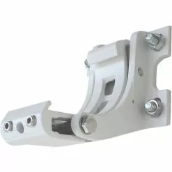 2er-Set Wandhalterung Für Markise HHG-432, H123, Wandkonsole Wandmontage Adapter ~ Weiß