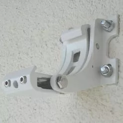 2er-Set Wandhalterung Für Markise HHG-432, H123, Wandkonsole Wandmontage Adapter ~ Weiß -Günstiges Partyzelte, Pergolas & Pavillons Geschäft 16268389 3