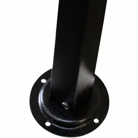 DEGAMO MANTOVA-XL: Anbaupavillon 3x3 Meter, Stahlgestell Dunkel, Plane PVC-beschichtetes Polyester écru, Wasserdicht 4 DEGAMO MANTOVA-XL: Anbaupavillon 3x3 Meter, Stahlgestell Dunkel, Plane PVC-beschichtetes Polyester écru, Wasserdicht – Bild 4