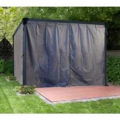 Palram - Canopia Polyester Pavillon Palermo Vorhänge Grau -Günstiges Partyzelte, Pergolas & Pavillons Geschäft 17994856 5