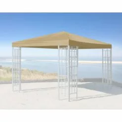 Quick-Star Ersatzdach Für Blätter Pavillon 3x3m Pavillondach Sand Ersatzbezug -Günstiges Partyzelte, Pergolas & Pavillons Geschäft 18131815 5