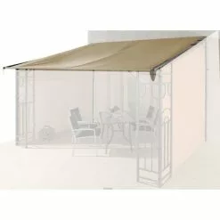Quick-Star Ersatzdach Roll Pavillon 3x4m 280g/m2 Pavillondach Markise Ersatzbezug Sand -Günstiges Partyzelte, Pergolas & Pavillons Geschäft 18131822 4