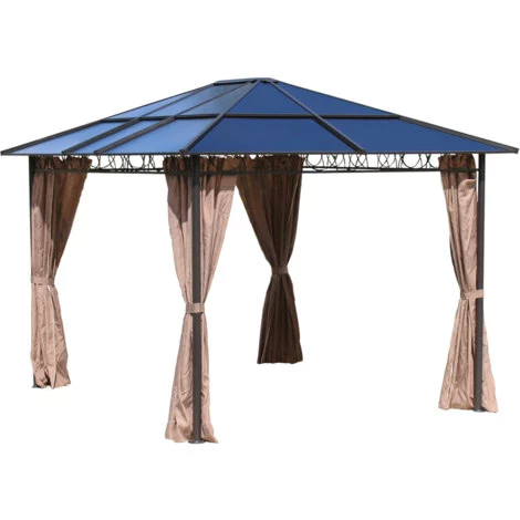 Quick-Star 4 Seitenteile Für Hardtop Pavillon 3x3,6m Seitenwandset Sichtschutz Vorhänge 2 Quick-Star 4 Seitenteile Für Hardtop Pavillon 3x3,6m Seitenwandset Sichtschutz Vorhänge – Bild 2