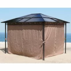 Quick-Star 4 Seitenteile Für Hardtop Pavillon 3x3,6m Seitenwandset Sichtschutz Vorhänge 7 Quick-Star 4 Seitenteile Für Hardtop Pavillon 3x3,6m Seitenwandset Sichtschutz Vorhänge -Günstiges Partyzelte, Pergolas & Pavillons Geschäft 18131851 3