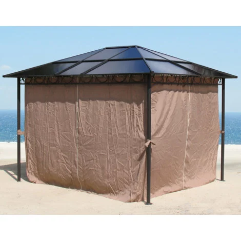Quick-Star 4 Seitenteile Für Hardtop Pavillon 3x3,6m Seitenwandset Sichtschutz Vorhänge 3 Quick-Star 4 Seitenteile Für Hardtop Pavillon 3x3,6m Seitenwandset Sichtschutz Vorhänge – Bild 3