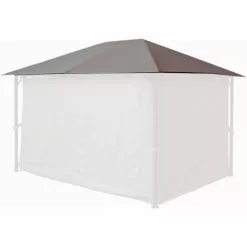 Quick-Star Ersatzdach Für Garten Pavillon 3x4m Taupe / Beigegrau RAL 7006 Pavillondach Ersatzbezug -Günstiges Partyzelte, Pergolas & Pavillons Geschäft 18131996 3