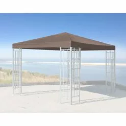 Quick-Star Ersatzdach Für Pavillon 3x3m Taupe Ersatzbezug Pavillondach -Günstiges Partyzelte, Pergolas & Pavillons Geschäft 18132029 3