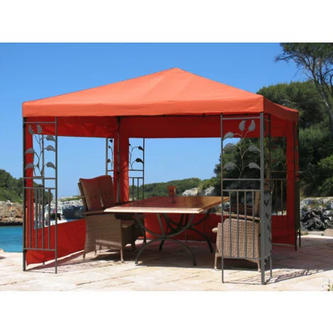 Quick-Star 2 Seitenteile Für Blätter Pavillon 3x3m Seitenwand Terra / Rotorange RAL 2001 2 Quick-Star 2 Seitenteile Für Blätter Pavillon 3x3m Seitenwand Terra / Rotorange RAL 2001 – Bild 2