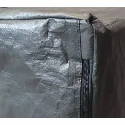 Quick-Star 2 Seitenteile Aus PE Mit Fenster 300x195cm / 400x195cm Für Pavillon 3x4m Seitenwand Anthrazit RAL 7012 -Günstiges Partyzelte, Pergolas & Pavillons Geschäft 18742559 4