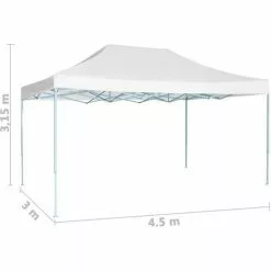 Partyzelt Faltbar 3x4,5 M Weiß VidaXL -Günstiges Partyzelte, Pergolas & Pavillons Geschäft 18801986 3