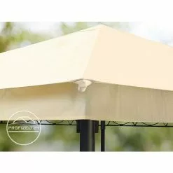 PROFIZELT24 Gartenpavillon 3x3 M Wasserdicht Pavillon Mit 4 Seitenteilen Gartenzelt Ca. 180g/m² Dachplane In Creme Partyzelt 8 PROFIZELT24 Gartenpavillon 3x3 M Wasserdicht Pavillon Mit 4 Seitenteilen Gartenzelt Ca. 180g/m² Dachplane In Creme Partyzelt -Günstiges Partyzelte, Pergolas & Pavillons Geschäft 19235759 4