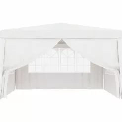 Profi-Partyzelt Mit Seitenwänden 4×4 M Weiß 90 G/m² VidaXL -Günstiges Partyzelte, Pergolas & Pavillons Geschäft 19456391 4