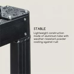 Blumfeldt Pantheon RemoteShade Pavillon Motorisiertes Dach 3x3m 280g/m² Polyester Aluminium Grau -Günstiges Partyzelte, Pergolas & Pavillons Geschäft 19562332 5