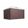 TrendLine Seitenteile Pavillon Martinique Polyester Mit PU-Beschichtung Braun