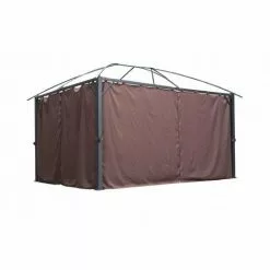 TrendLine Seitenteile Pavillon Martinique Polyester Mit PU-Beschichtung Braun