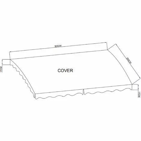 Quick-Star Ersatzdach Anbau Pergola Terrassenüberdachung Mallorca Sand 4 Quick-Star Ersatzdach Anbau Pergola Terrassenüberdachung Mallorca Sand – Bild 4