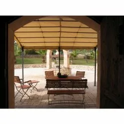 Quick-Star Ersatzdach Anbau Pergola Terrassenüberdachung Mallorca Sand 9 Quick-Star Ersatzdach Anbau Pergola Terrassenüberdachung Mallorca Sand -Günstiges Partyzelte, Pergolas & Pavillons Geschäft 23116330 5
