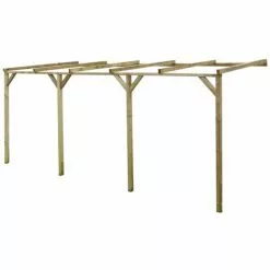 YOUTHUP Anlehn-Pergola 2 X 5 X 2,2 M Holz