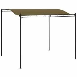 Pavillon 3x2,5m Taupe VidaXL