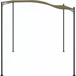 Pavillon 3x2,5m Taupe VidaXL -Günstiges Partyzelte, Pergolas & Pavillons Geschäft 28431974 4