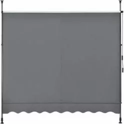 [PRO.TEC] Klemmmarkise 350x120x200-300cm Ohne Bohren Mittelgrau Pro.tec -Günstiges Partyzelte, Pergolas & Pavillons Geschäft 31801080 5