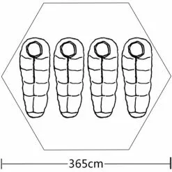 4-Personen-Zelt Grau VidaXL -Günstiges Partyzelte, Pergolas & Pavillons Geschäft 32028909 3