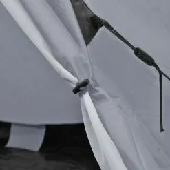 4-Personen-Zelt Grau VidaXL -Günstiges Partyzelte, Pergolas & Pavillons Geschäft 32028909 5