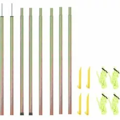 Sonnensegel Stangen 2 Stk. 200 Cm Verzinkter Stahl VidaXL