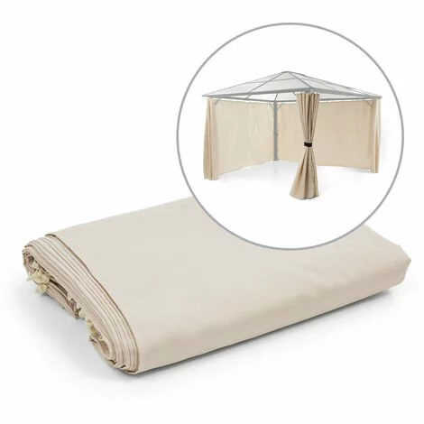 Blumfeldt Pantheon Solid Sky Pavillon-Seitenwände 3x4 4 Stück 140g/m² 1 Blumfeldt Pantheon Solid Sky Pavillon-Seitenwände 3x4 4 Stück 140g/m²