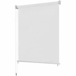 ABCRITAL Außenrollo 160 X 230 Cm Weiß