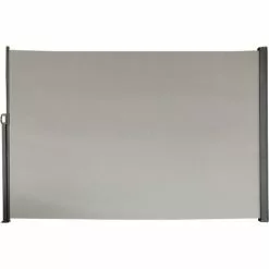 SVITA Seitenmarkise Markise Rollo Sichtschutz Seitenrollo Balkon Terrasse Grau 160x300