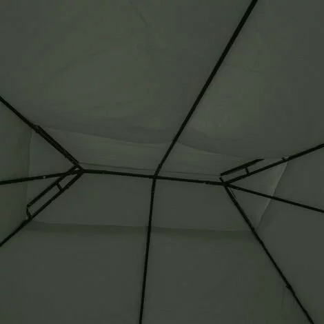 Outsunny Ersatzdach Pavillondach Für Metallpavillon Gartenpavillon Partyzelt Gartenzelt Polyester 3x4m Dunkelgrau 5 Outsunny Ersatzdach Pavillondach Für Metallpavillon Gartenpavillon Partyzelt Gartenzelt Polyester 3x4m Dunkelgrau – Bild 5