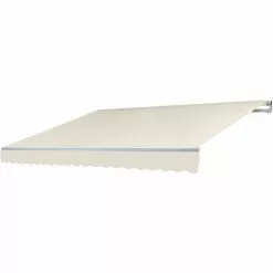 Ersatz-Bezug Für Markise HHG-471, Gelenkarmmarkise Ersatzbezug Sonnenschutz, 2,5x2m ~ Polyester Creme