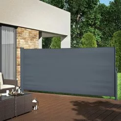 Seitenmarkise 160x350cm Anthrazit Stahl VitaliSpa -Günstiges Partyzelte, Pergolas & Pavillons Geschäft 52046159 4