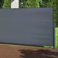 Seitenmarkise 160x350cm Anthrazit Stahl VitaliSpa -Günstiges Partyzelte, Pergolas & Pavillons Geschäft 52046159 5