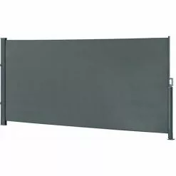 Seitenmarkise 160x350cm Anthrazit Aluminium VitaliSpa