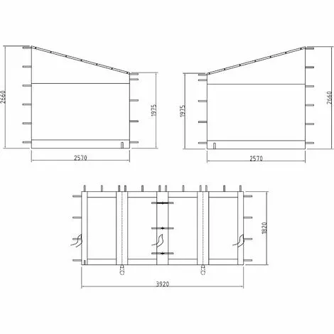 Quick-Star 3 Seitenteile Zu Rollpavillon 3x4m Sand 4 Quick-Star 3 Seitenteile Zu Rollpavillon 3x4m Sand – Bild 4