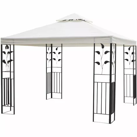 Outsunny Gartenpavillon Pavillon 3 M X 3 M 1 Outsunny Gartenpavillon Pavillon 3 M X 3 M