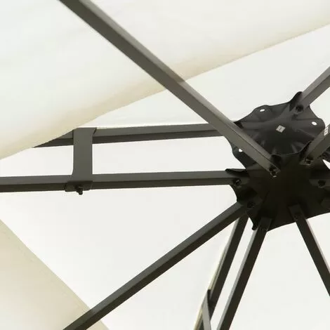 Outsunny Gartenpavillon Pavillon 3 M X 3 M 4 Outsunny Gartenpavillon Pavillon 3 M X 3 M – Bild 4