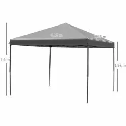 Outsunny Faltpavillon Mit Moskitonetz 296 Cm X 295 cm X 265 cm -Günstiges Partyzelte, Pergolas & Pavillons Geschäft 53831480 3