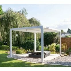 Paragon Outdoor Aluminium Pavillon Pergola Novara 10x12 Inkl. Lamellendach Weiß 300x360x231 Cm 7 Paragon Outdoor Aluminium Pavillon Pergola Novara 10x12 Inkl. Lamellendach Weiß 300x360x231 Cm -Günstiges Partyzelte, Pergolas & Pavillons Geschäft 53910537 3