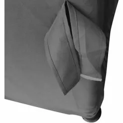 Outsunny Pavillon Für Garten Mit Zwei Dachebenen, Dunkelgrau, 3 X 3 X 2,7 M -Günstiges Partyzelte, Pergolas & Pavillons Geschäft 54333168 5